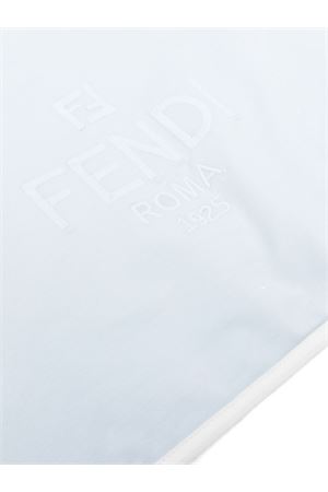 coperta in cotone azzurro FENDI KIDS | BUJ3158RAF19J4